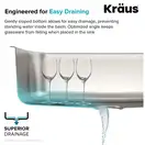 Kraus Premier Кухонная мойка, нержавеющая сталь (KBU25)