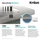 Kraus Standart PRO кухонная мойка, сталь (KHU100-26)