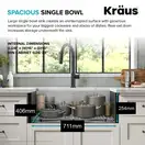 Kraus Precision™ мойка, нерж. сталь (KHU100-30)