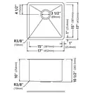 Kraus Standart PRO мойка, сталь (KHU101-17)