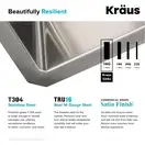 Kraus Standart PRO мойка, сталь (KHU101-21)
