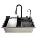 MIXXUS MH7546-SET-08 мойка кухонная, графитовая (MI8456)