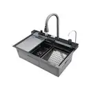 MIXXUS MH7546-SET-06 мойка, графит (MI8464)