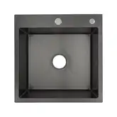 GAPPO GS5050-6 кухонна мийка, чорна (GS5050-6)