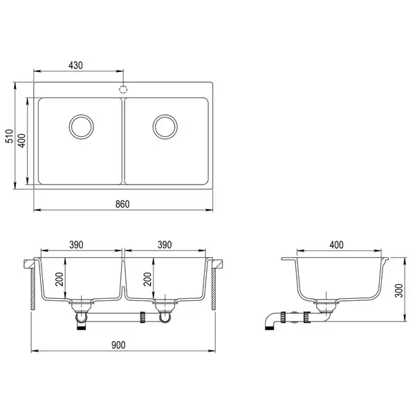 Helika Magna SQM200 мийка, сіра (SQM200-111)