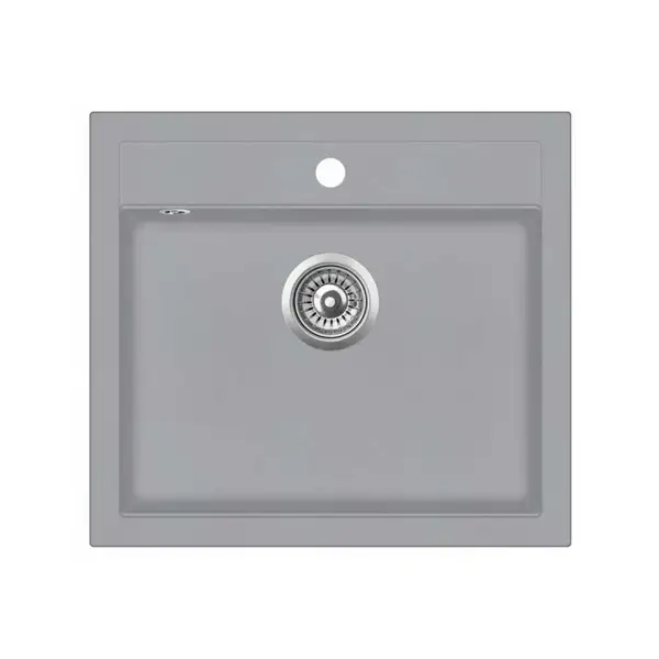 Helika Quadro SQQ 100 мийка, сіра (SQQ100)