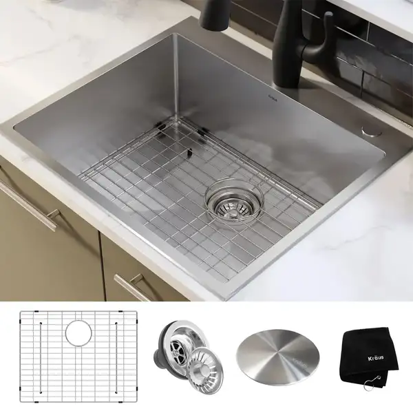 Kraus Standart PRO мойка, сталь (KHT301-25)