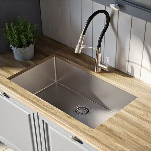 Kraus Standart PRO кухонная мойка, сталь (KHU100-26)
