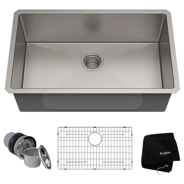 Kraus Precision™ мойка, нерж. сталь (KHU100-30)