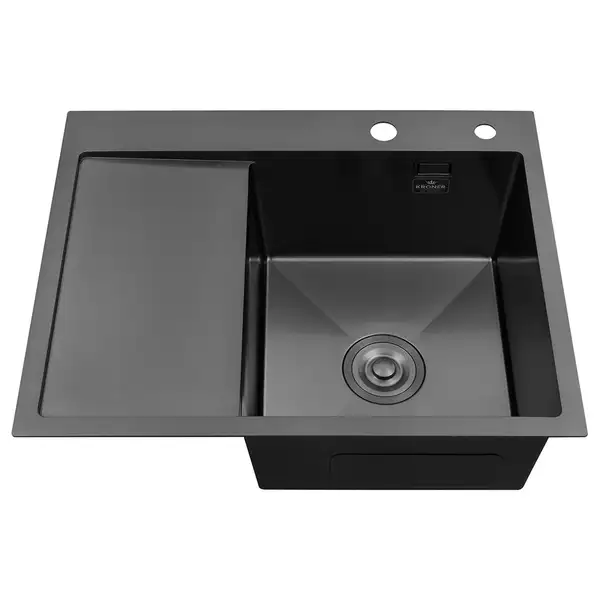 Kroner Schwarze 6350RHM мийка, графітова (CV031323)