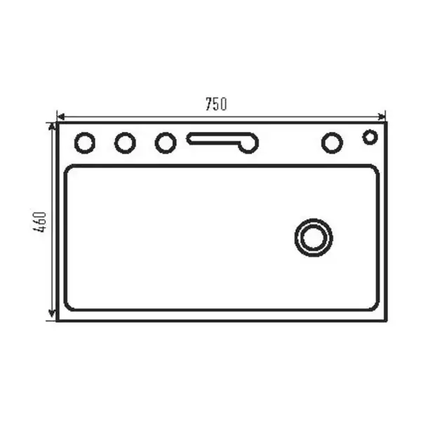 MIXXUS MH7546-SET-08 мойка кухонная, графитовая (MI8456)