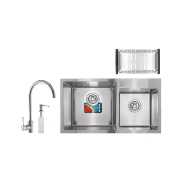 MIXXUS SET-7843D кухонная мойка, нерж. (MX0583)