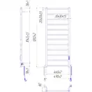 Mario Токіо-І рушникосушка, біла (2.2.1704.03.WM)