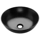 Invena Dokos Умивальник накладний 40 см, чорний (CE-19-005)