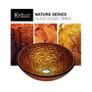 Kraus Nature Умивальник накладний 43 см, золото (GV-392-19MM)