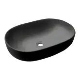 Invena Teja Умивальник накладний 60х42 см, чорний (CE-09-005)