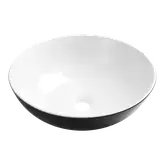 Invena Dokos Умивальник накладний 40 см, чорний (CE-19-041)