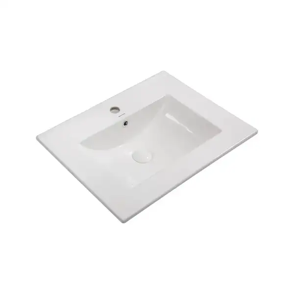 MIXXUS PREMIUM Cubic-1501 Умивальник врізний 61х46 см, білий (MP6495)