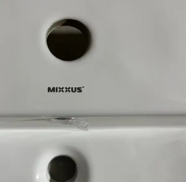 MIXXUS PREMIUM Style-1503 Умивальник врізний 80х48 см, білий (MP6500)