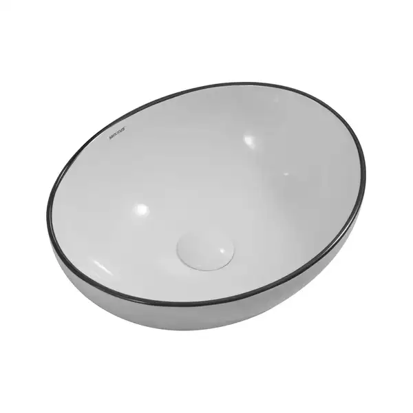 MIXXUS PREMIUM Ellipse-0108 Умивальник накладний 40х33 см, білий (MP6527)