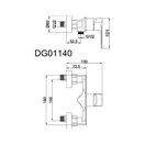 AIM DG01140 Змішувач для душу, білий (DG01140) (DG01140 frosted white)