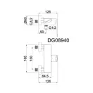 AIM DG08940 Змішувач для душу, сірий (DG08940) (DG08940 gun grey)