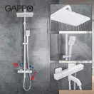 GAPPO G2491-8 душевая система, белая (G2491-8)