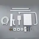GAPPO G2491-8 душевая система, белая (G2491-8)