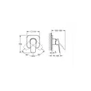 Grohe Cubeo смеситель душа, чёрный (1018302430)