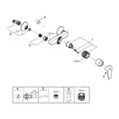 Grohe BauEdge New змішувач для душу, хром (23636001)