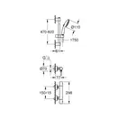 Grohe Grohtherm 800 термостат душа, хром (34768001)