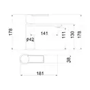 AIM DG06510-1 Змішувач для раковини, хром (DG06510-1 chromе)