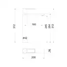AIM Змішувач для раковини, хром (DG06511-1) (DG06511-1 chrome)
