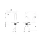 AIM DG06514 смеситель для раковины, хром (DG06514 chrome)