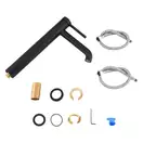 GAPPO G1006-26 смеситель для раковины, чёрный (G1006-26)