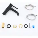 GAPPO G1006-6 смеситель раковины, черный (G1006-6)