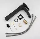 GAPPO G1007-16 смеситель для раковины, чёрный