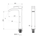 GAPPO G1007-81 смеситель для раковины, хром (G1007-81)