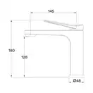 GAPPO G1010 смеситель для раковины, хром (G1010)