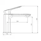 GAPPO G1028 Смеситель для раковины, хром (G1028)