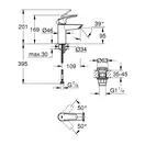 Grohe Eurosmart New смеситель, хром (23922003)