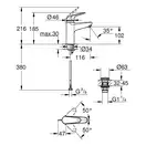Grohe Swift смеситель для раковины, хром (24327001)