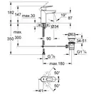 Grohe BauLoop смеситель для раковины, хром (CV031070)