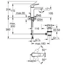 Grohe QuickFix Dice смеситель, хром (CV036182)