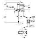 Grohe QuickFix Dice смеситель, черный (CV036200)