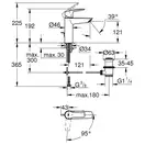 Grohe QuickFix Start ES смеситель, хром (CV036249)