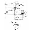 Grohe Start Flow ES смеситель, хром (CV036287)