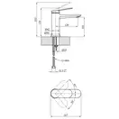 Kroner Element Змішувач, чорний (CV035941)
