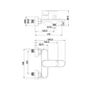 AIM DG01230 смеситель ванны, серый (DG01230 gun grey)