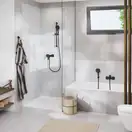 Grohe Cubeo змішувач ванни, чорний (1018142430)